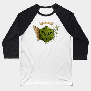 Druid d20 Baseball T-Shirt